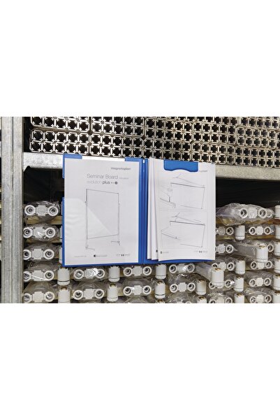 Magnetoplan Clipboard magnetic dublu, albastru