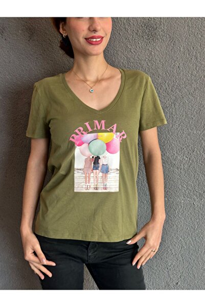 Gönülden Tasarım TRIOC DE DAMA VERDE CU IMPRIMARE BALON MĂRIMEA S