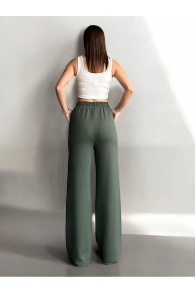 HepsitrentStore Regular Fit Drawstring Waist Modal Fabric Sweatpants