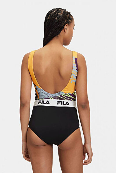 Fila Γυναικείο μαγιό με στάμπα ολόσωμο LW411143