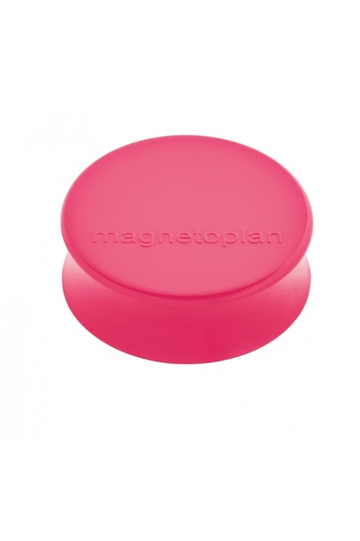 Magnetoplan ERGO Large whiteboard magnets, 34 x 17.5 mm, pink, 10 pcs/set