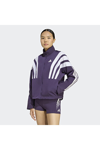 adidas Adizero Nyc Women's Purple Running Windbreaker