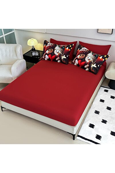 JOJO HOME Christmas bedding, 5D print, 6 pieces, 180x200, Heart