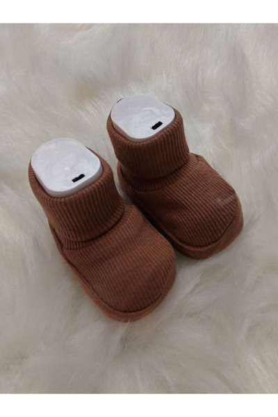kidsense Corduroy Cotton Fabric Baby Booties