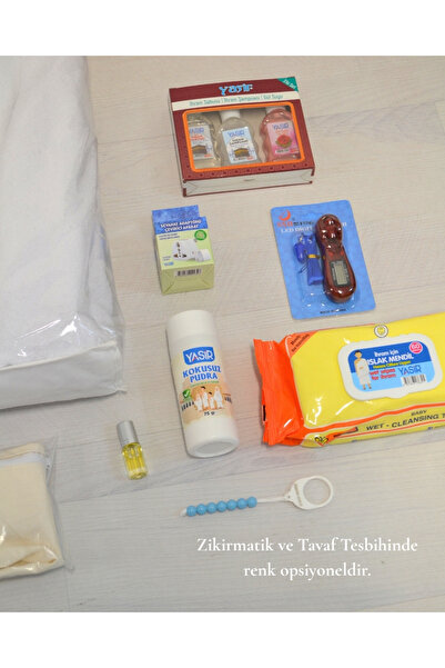 Bilenler Men's Ihram Set – with Belt with Pockets, Essential Items, Dhikr Mat, Complete Hajj and Umrah Set