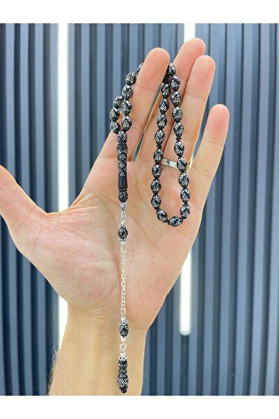 AHMET SİLVER 925 Ayar İşlemeli Kuka Tesbih