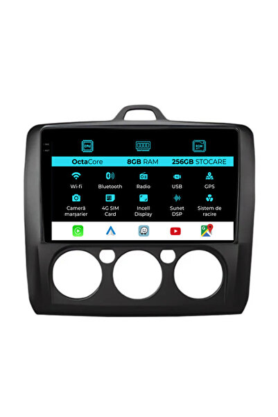 NavStore Navigatie Dedicata Ford Focus (2004-2012), 9Inch, 8Gb Ram, 256Gb Sto...