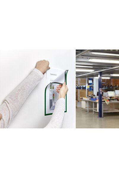 Magnetoplan Magnetic foil, green frame, A4, 5 pcs/set