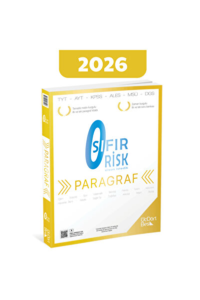 Arı Yayıncılık 2026 345 Sıfır Risk Paragraf Soru Bankası - Güncel Baskı