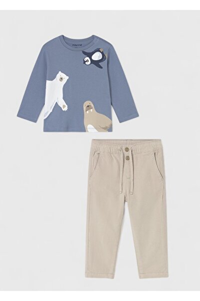 MAYORAL SET DE PANTALONI DE CATIFELAT CU MANE LUNGHE CU INTERIOR DE TRANSPORT...