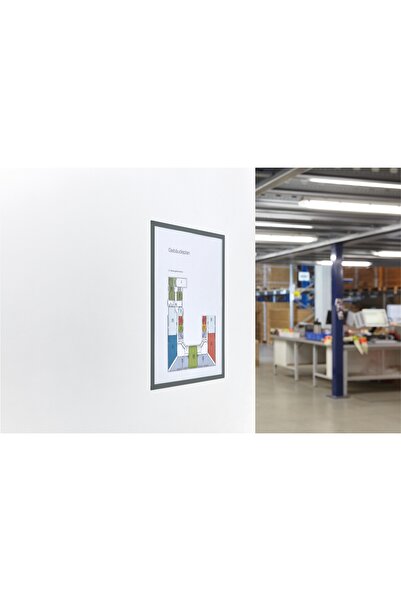 Magnetoplan Magnetic foil, gray frame, A4, 5 pcs/set