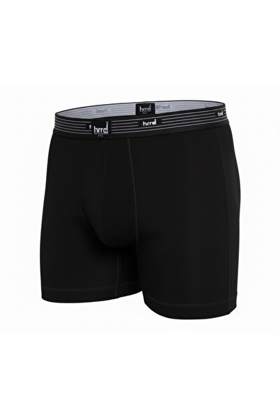 Hmd Lycra Flexible Black Men's Bamboo Boxer |   Anti-Sweat Soft Fabric