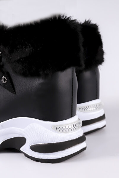 Mamito Ayakkabı DNR 432 Μπότες με φερμουάρ και λεπτομέρειες από γούνα