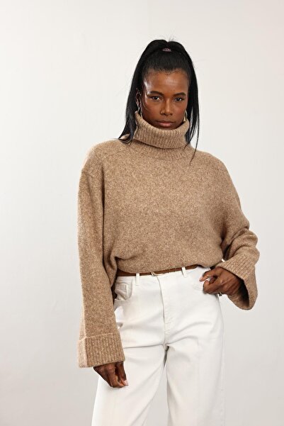 5in1Canpolat Mink Turtleneck Sweater 1277