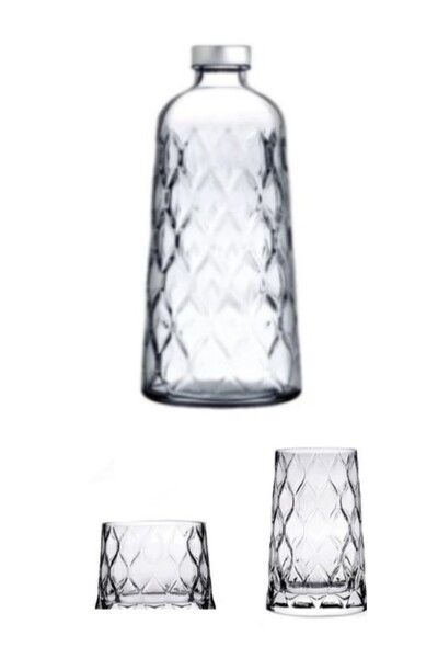 İkram Dünyası Leafy 13 Piece Water, Soft Drink, Dowry Set