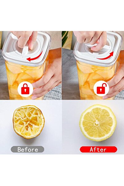 Aurov Food container with airtight seal, for food storage, 800 ml, White