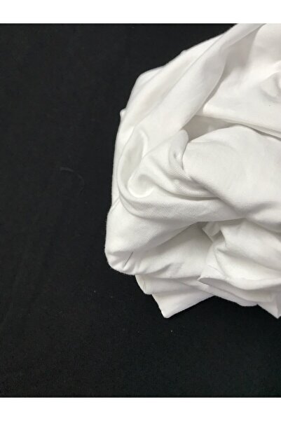Yiğit Kumaş White Single Jersey Fabric, Piece 85X170 cm