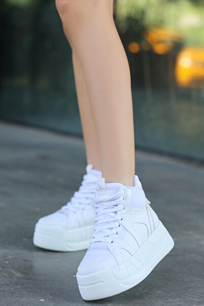 kajal ayakkabı Αθλητικές μπότες με κορδόνια με χοντρή σόλα KCL BT91