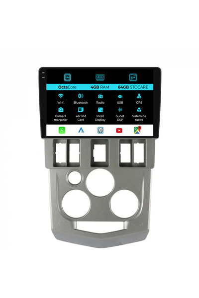 NavStore Dedicated Navigation Dacia Logan 1 (2004-2008), Incell 9Inch, 4Gb Ram, 64Gb Storage, Carplay