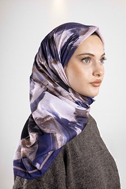 Akel وشاح ناعم 100% بوليستر - تصميم عصري، خفيف وسهل الارتداء