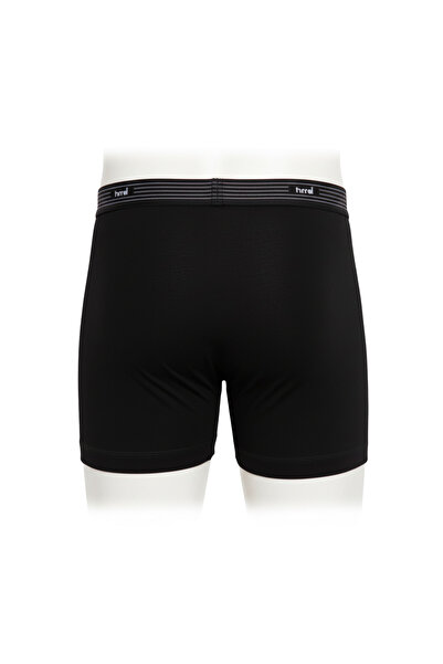 Hmd Lycra Flexible Black Men's Bamboo Boxer |   Anti-Sweat Soft Fabric