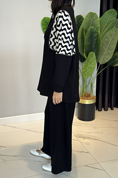 Lale Butik Low Arm 2-Piece Set 25120 Black