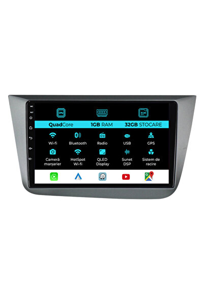 NavStore Navigatie Dedicata Seat Altea (2004 - 2015), 9 Inch, 1Gb Ram, 32Gb s...