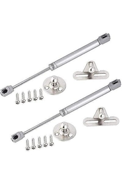 Sunmostar Set 2 amortizoare pe gaz pentru uși cu ridicare, Sunmostar, Plastic/Metal, 270 mm, Argintiu