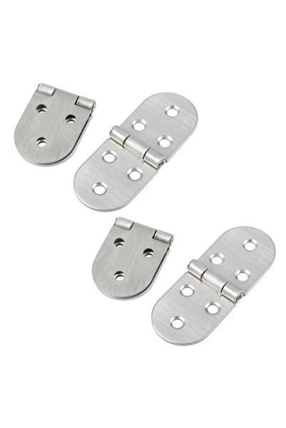 OEM Balamale pentru masă pliabilă, aliaj, argintii, 4 buc.