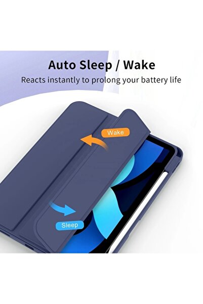 Techsuit Case for iPad Air 4 (2020) / Air 5 (2022), Flex Trifold, Black