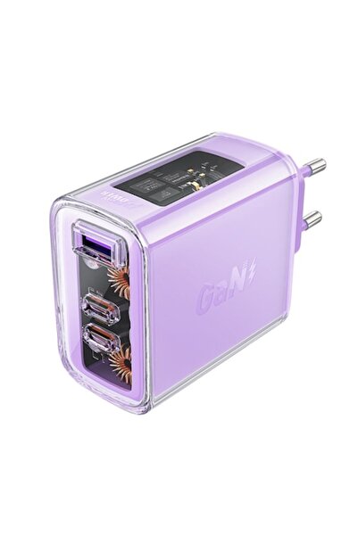 Acefast Încărcător de perete Acesfast A45 + baterie externă, 2x USB-C + USB-A...