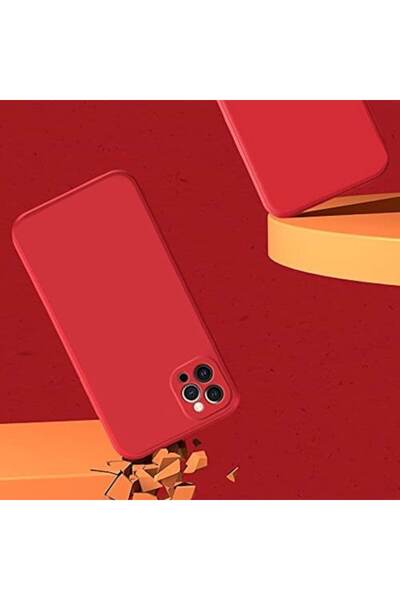 SOHO Liquid Silicone Protective Case for Apple iPhone 11 Pro Max - Red