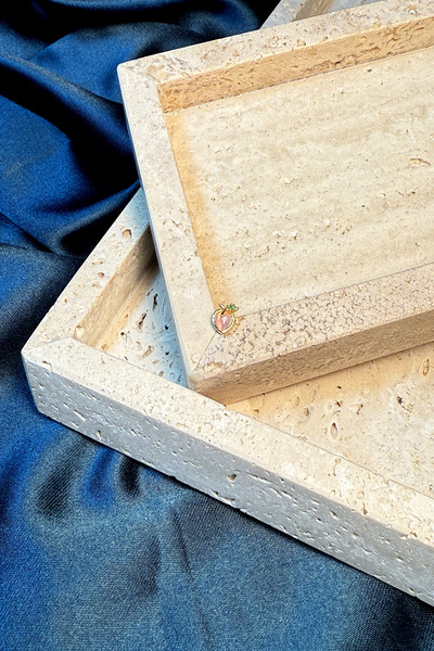 MOONİ ACCESSORİES Love Açık Pembe Yeşil Yaprak Zirkon Taşlı Altın Renk Stainless Steel Çelik Piercing Tragus Helix