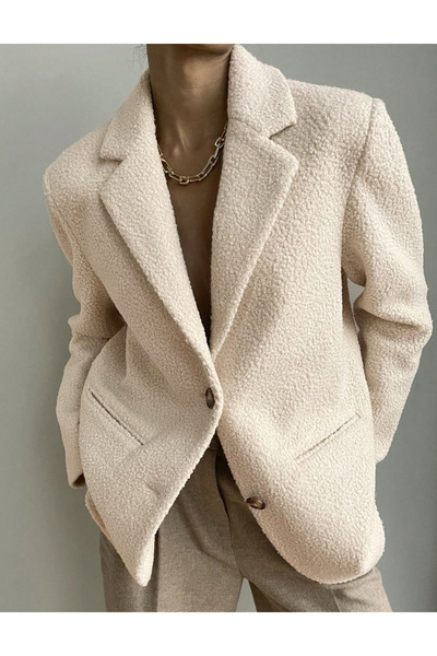 Sheya Shein jacket, cream