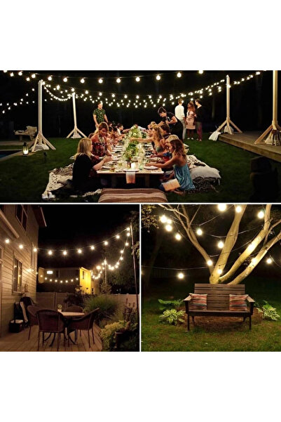 Genel Markalar 5 Metre Sarı Opak Solar Top LED Işık