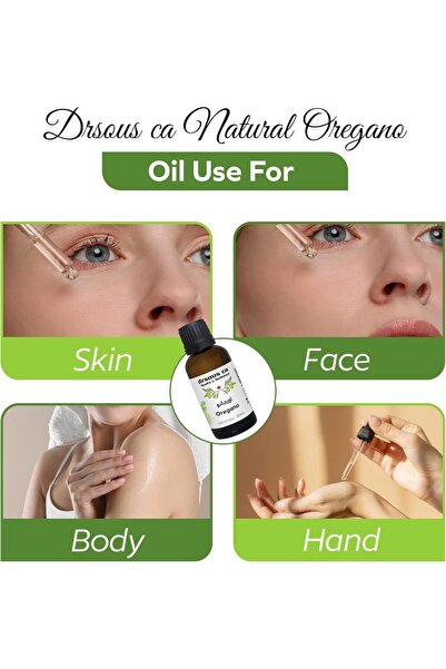 dr sous Organic Oregano Oil 30ml - 100% Pure Cold Pressed Essential Oil