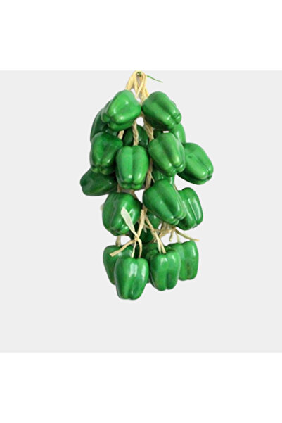 Artificiale Rolio Legatura Ardei Gras Verde Artificial – 53 cm, 1 sau 2 bucat...