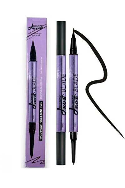 drob_beauty قلم تحديد الحواجب المقاوم للماء من دروب بيوتي - بني غامق