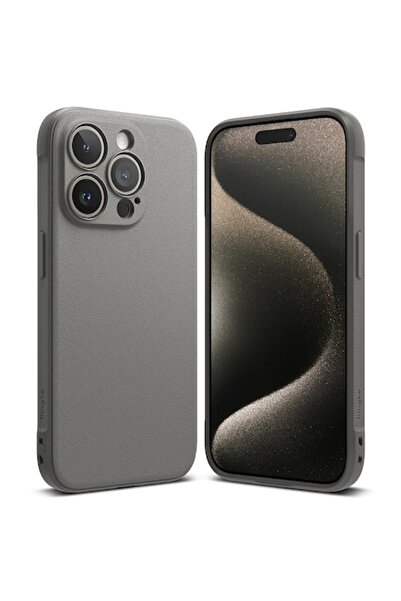 OEM Case compatible with iPhone 15 Pro Max, Compact, R32, Plastic, Gray