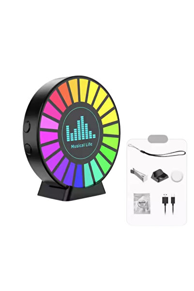 Hevolt RGB Sese Müziğe Duyarlı Araç İçi Kokulu Ritim Animasyonlu 22 Ledli USB...