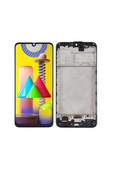 Genos Galaxy M31 M315F ile Uyumlu Oled Ekran Dokunmatik Çıtalı