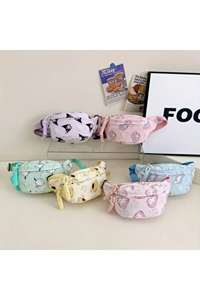 GlassySKY Geantă pentru copii Blue Cinnamon Dog Geantă de corp