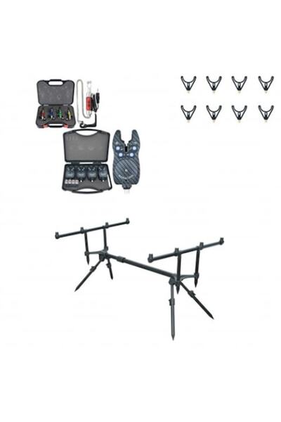 Baracuda Set Rod pod cu 4 posturi si Swingeri cu Avertizori la valigeta