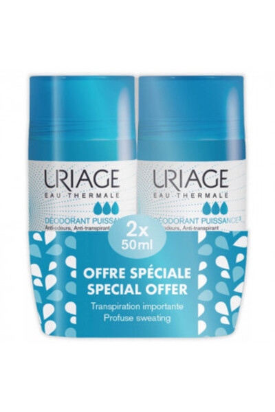 Uriage Deodorant Puissance 3 Set of 2 x 50 ml