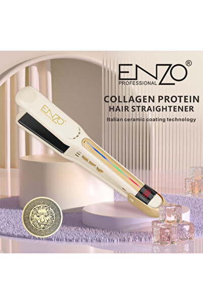Enzo Professional Enzo EN-2401 Hair Straightener Fast Heat Up, Adjustable Temperature & Ergonomic Design