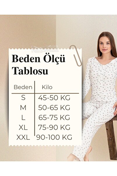 noyalux SET DE PIJAMĂ DE FEMEI CU MODEL DE FRUNZE DE BUMBAC, CU BUTON PE TOATE LIVRELE, Lycra