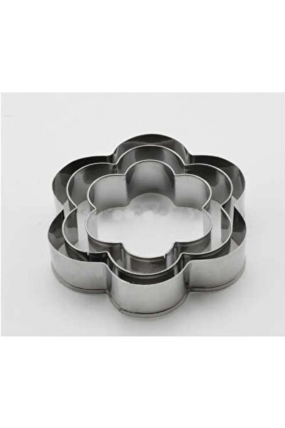 Turanyolu Set of 3 Metal Cookie Cutter Molds – Stainless Steel