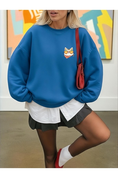 Wish BF Unisex muška/ženska buff mačka boja specijalna Štampano Pamuk Oversiz...