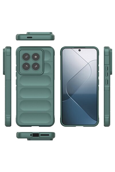 SOFAL Husa pentru Xiaomi 14 Pro, P364, Poliuretan, Verde