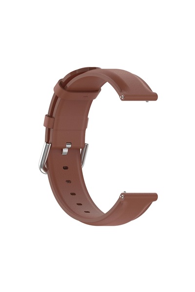 OEM Curea de ceas W12 maro — Compatibilă cu Samsung Galaxy Watch 4/5/Active 2 și Huawei Watch GT 3 (42/43)